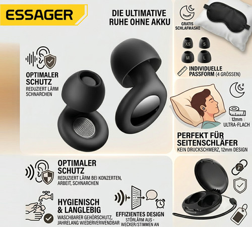 Noise cancelling ohrstöpsel - cancelling,